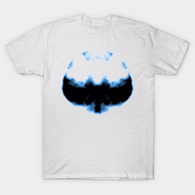 Rorschach inkblot bat shape T-Shirt by AnnArtshock